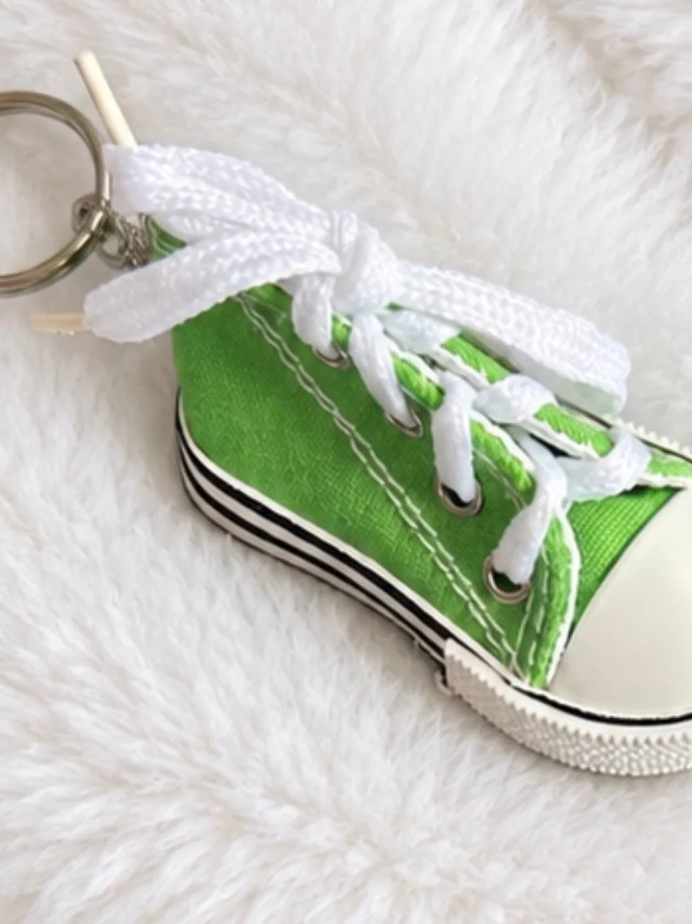 Green Canvas Converse Sneaker Keychain - Brand Converse